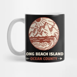 Retro Long Beach Island Mug